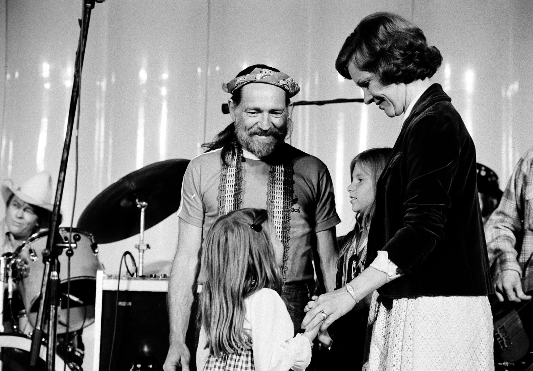 1978: Willie Nelson and first lady Rosalynn Carter